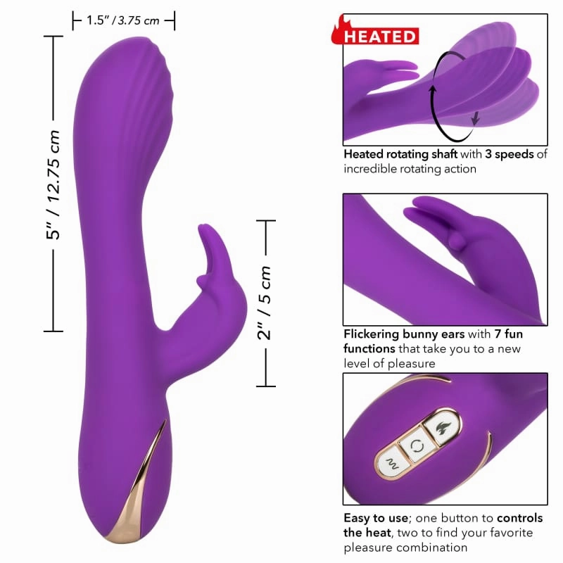 Jack Rabbit Signature Heated Silicone Rotating G Rabbit