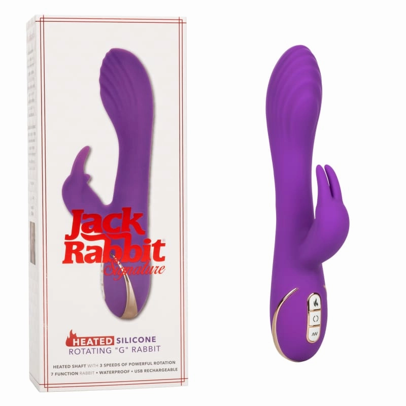 Jack Rabbit Signature Heated Silicone Rotating G Rabbit