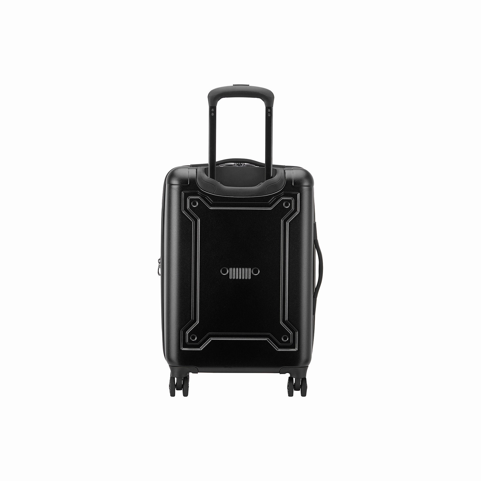 Jeep J4374480500 Hardside Expandable Luggage with Spinner Wheels, Black, Carry-On 20 Inch
