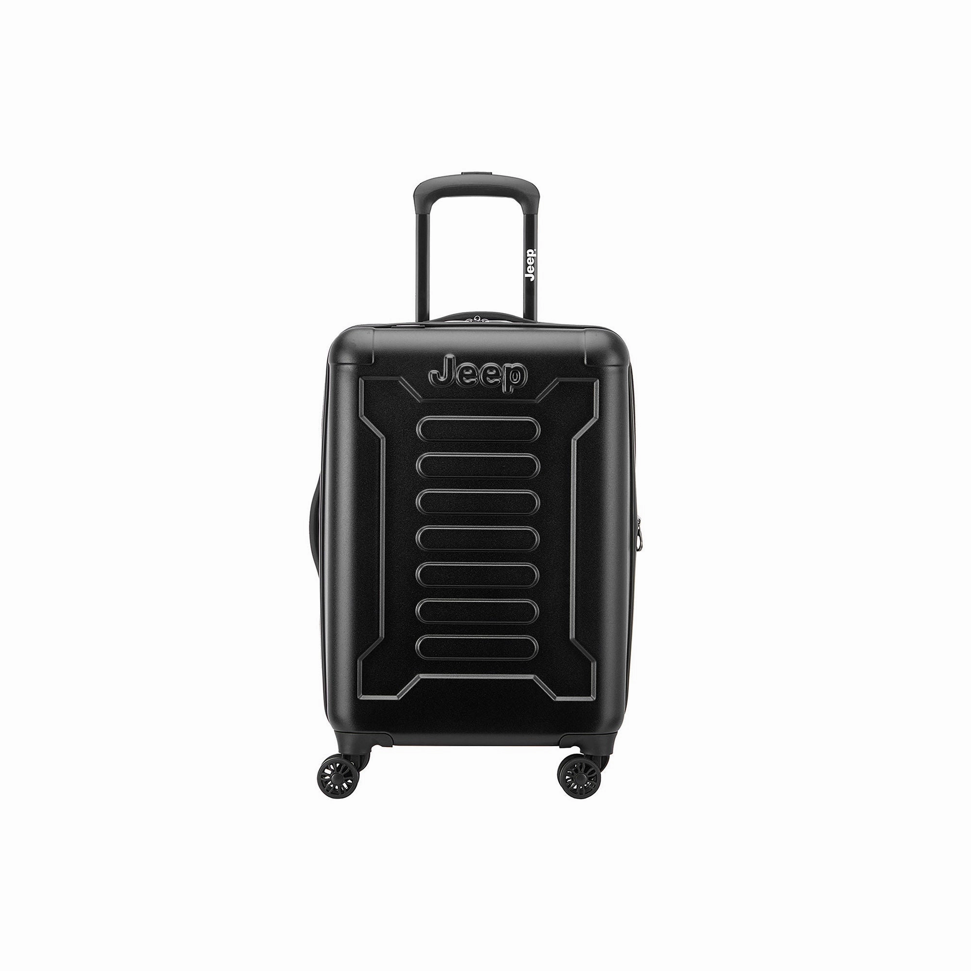 Jeep J4374480500 Hardside Expandable Luggage with Spinner Wheels, Black, Carry-On 20 Inch