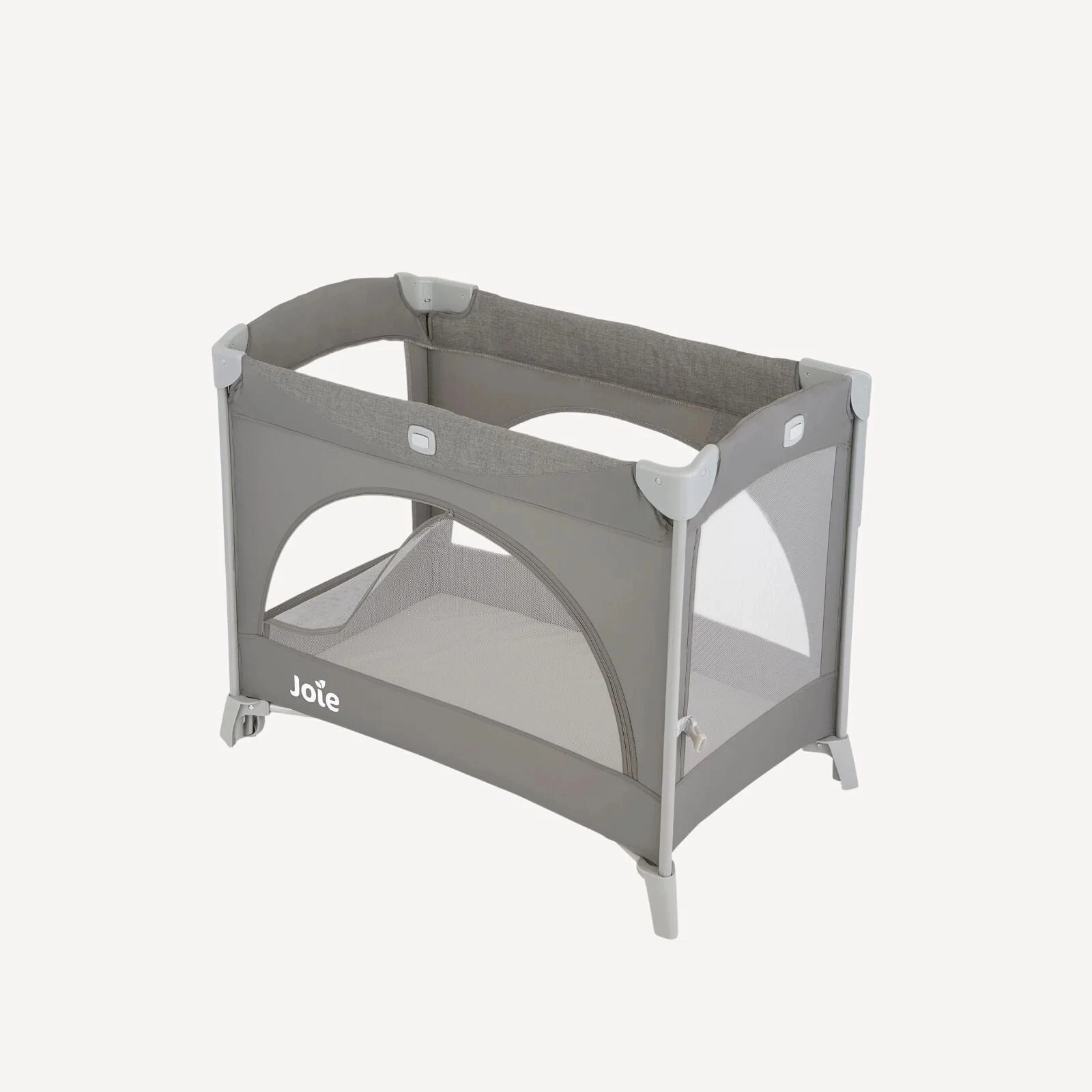 Joie Kubbie Sleep Bedside Travel Cot - Foggy Grey