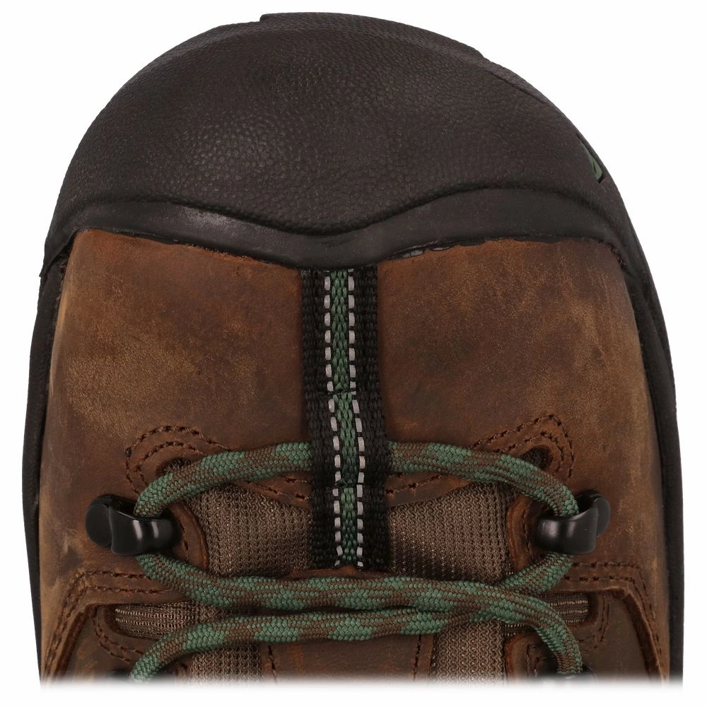Keen Utility 1026892 Pittsburgh Energy Waterproof Carbon Toe Work Boots for Men - Cascade Brown/Green - 9.5W