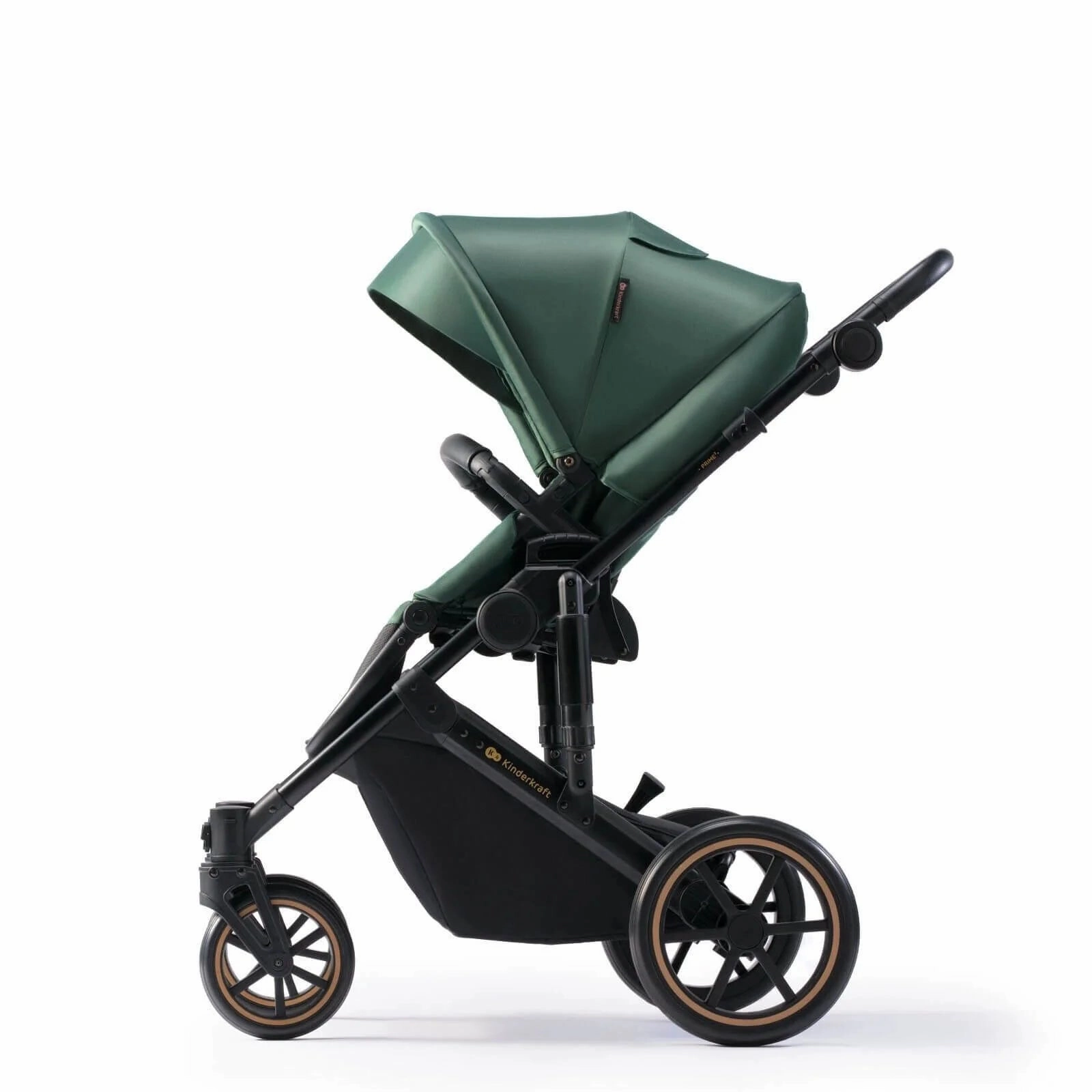 Kinderkraft 3in1 Mink Pro Prime 2 Travel System with Car Seat - Dark Green