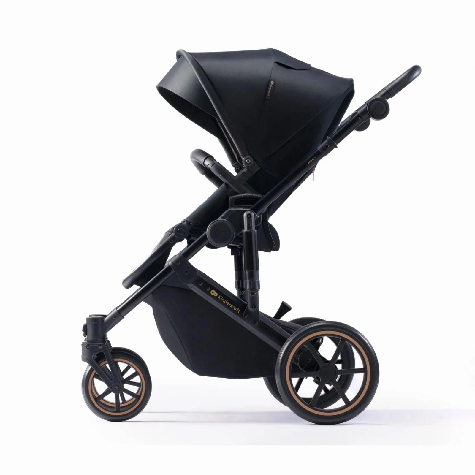 Kinderkraft 3in1 Mink Pro Prime 2 Travel System with Car Seat - Venezian Black