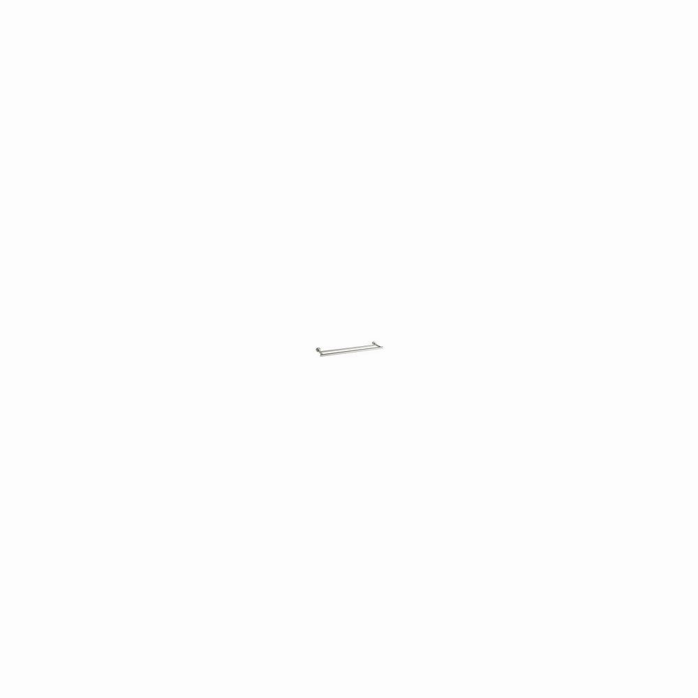 Kohler K-14375-SN Purist Double Towel Bar, Vibrant Polished Nickel