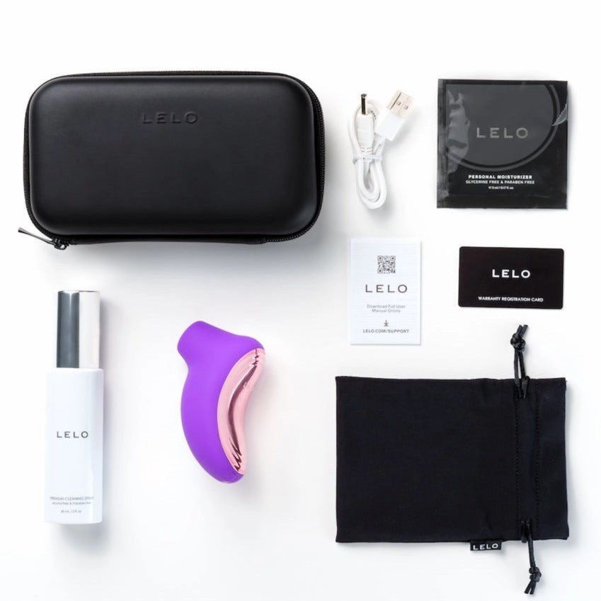 LELO - Pleasure On The Go Kit A Sona 2 Sonic Clitoral Massager with Toy Cleaner