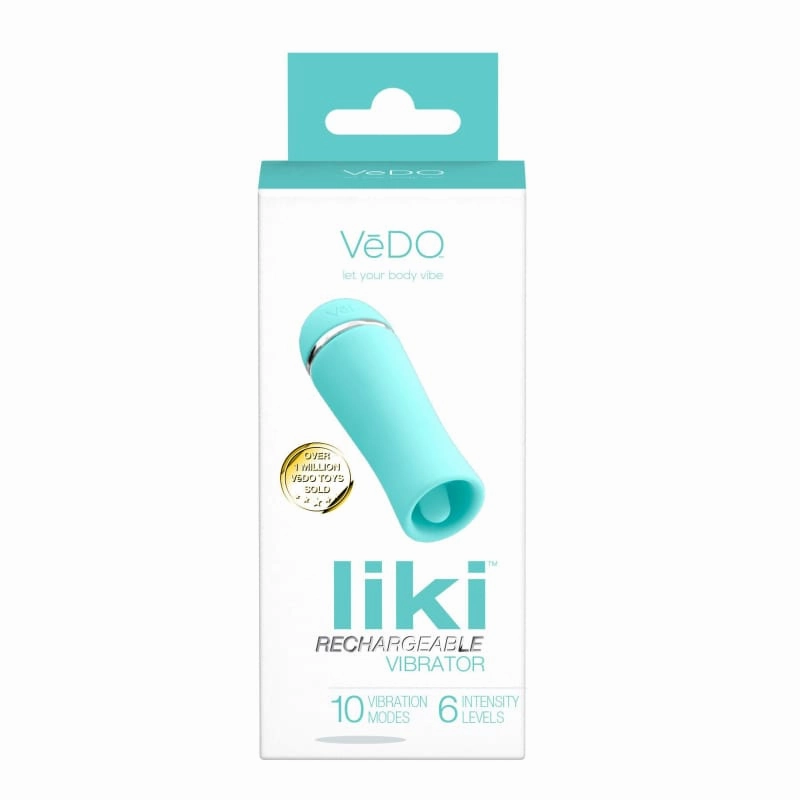 Liki Rechargeable Flicker Vibe - Tease Me Turqoise