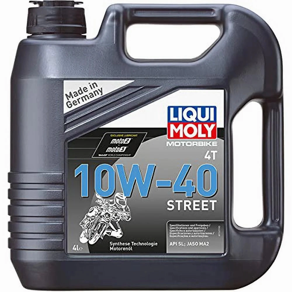 Liqui Moly 20056 4T Synthetic Street Motor Oil, 10W-40, 4L