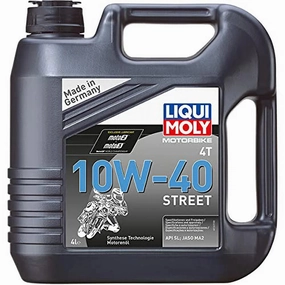 Liqui Moly 20056 4T Synthetic Street Motor Oil, 10W-40, 4L
