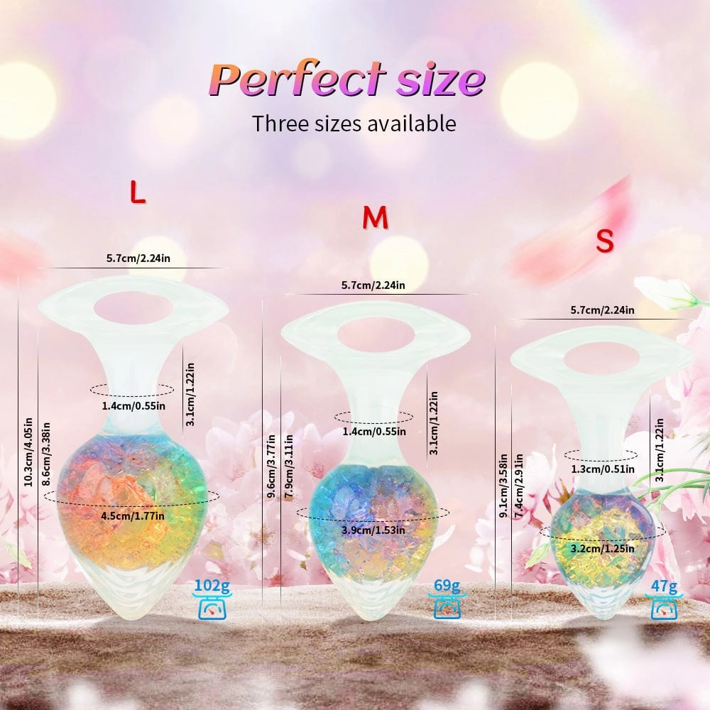 Love-shaped Crystal Wearable Butt Plug for Anal Sex