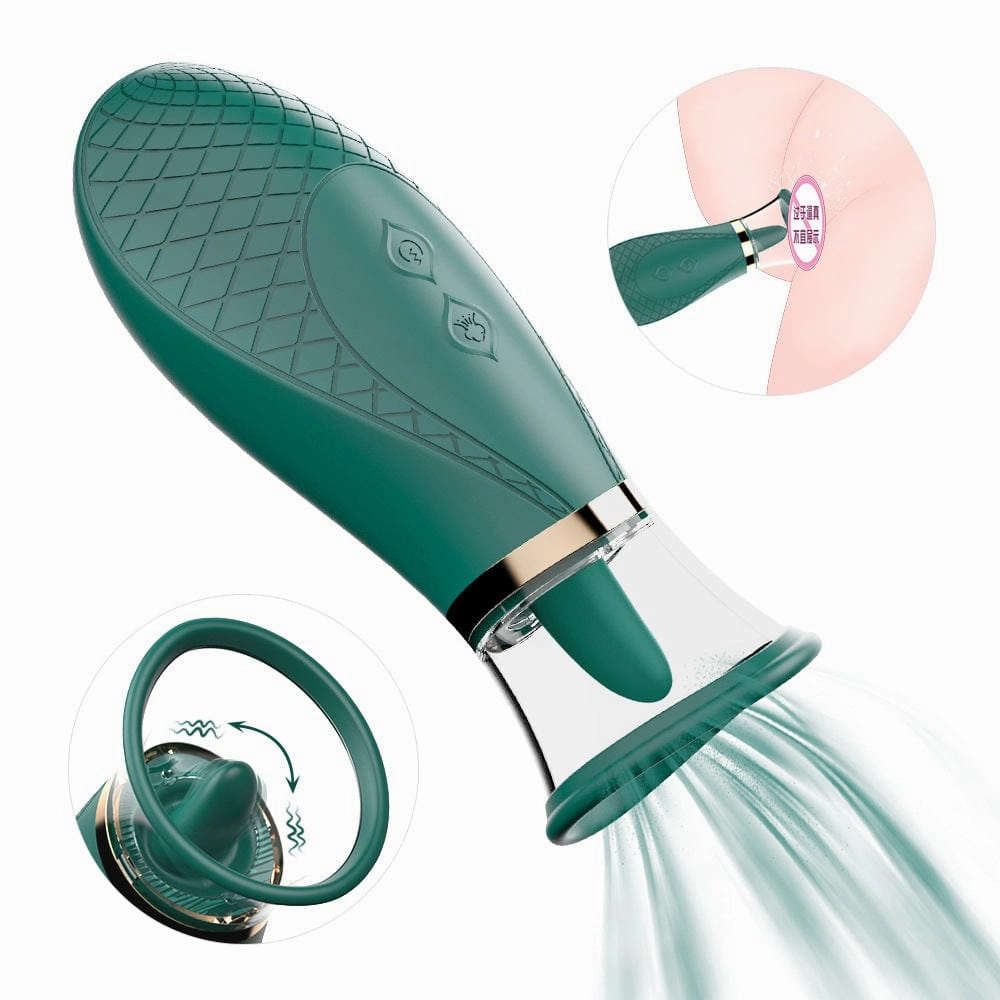 Lurevibe - Schander Women Sucking Spitting Vibrator Tongue Licking Stick