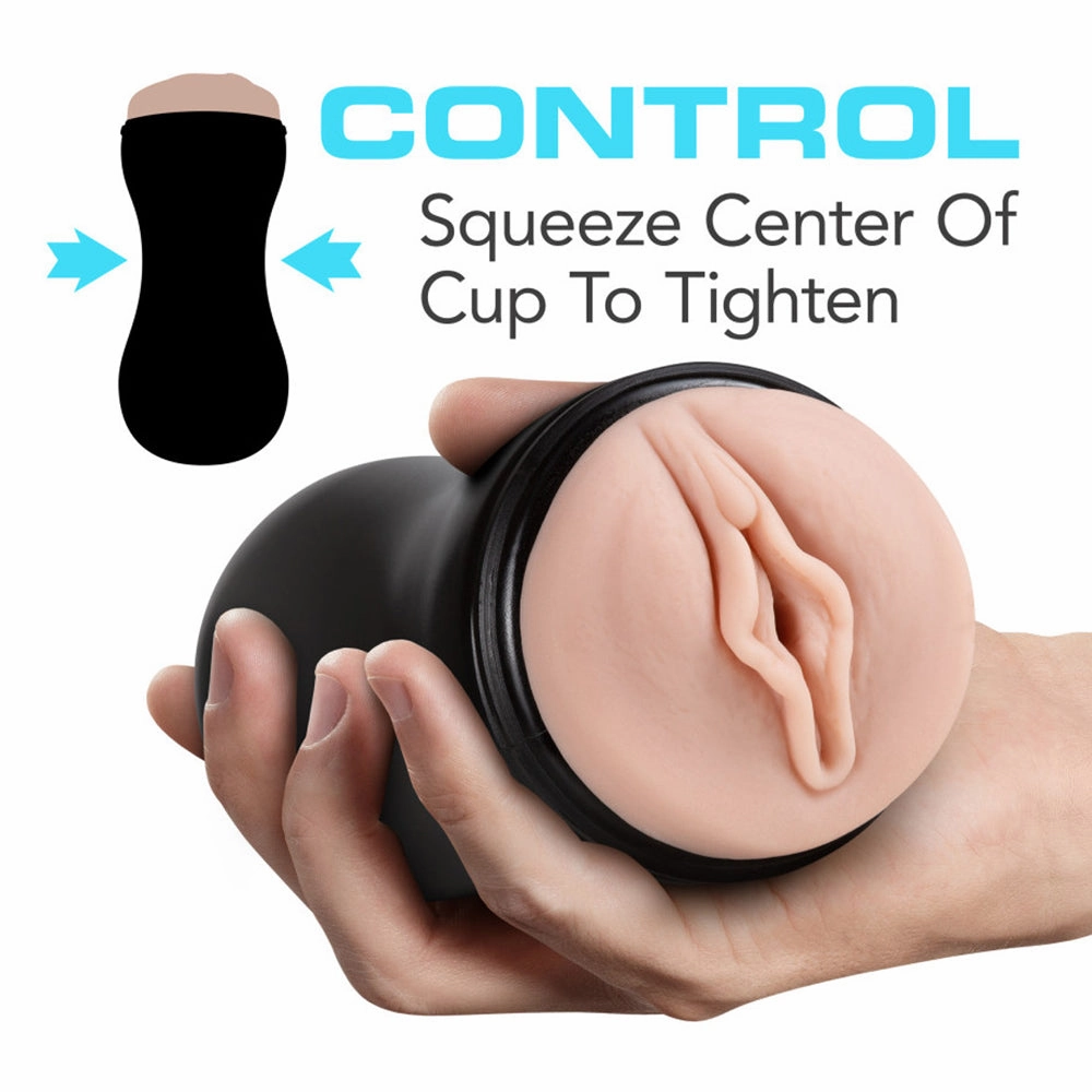 M For Men Self-Lubricating Pussy Stroker With Pleasure Orbs