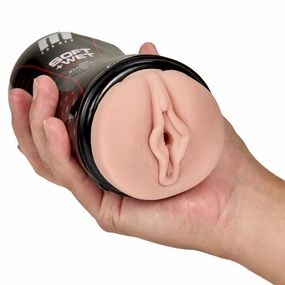 M For Men Self-Lubricating Pussy Stroker With Pleasure Ridges & Orbs