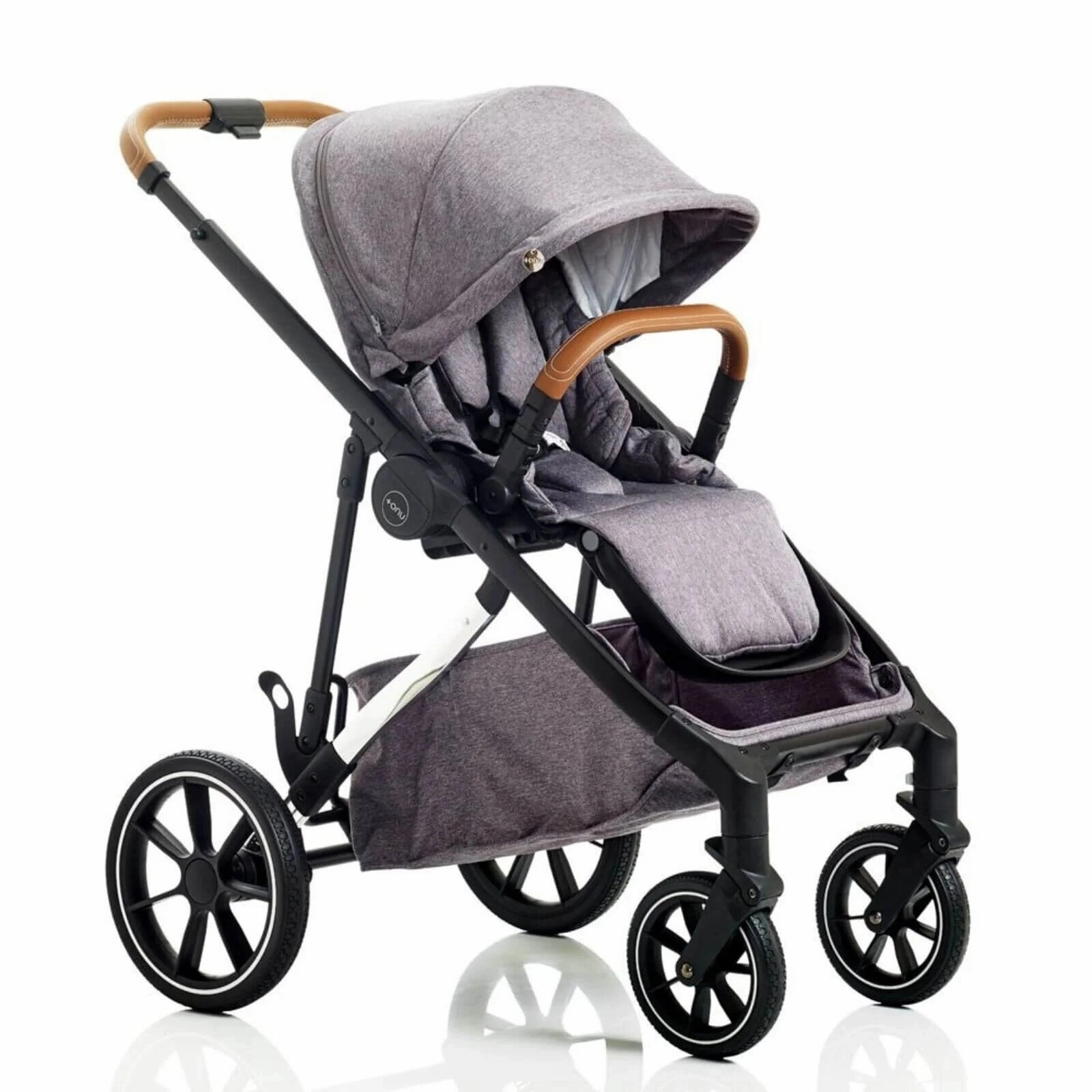 Mee-Go UNO Plus 3-in-1 with Isofix Base Travel System - Grey/Chrome