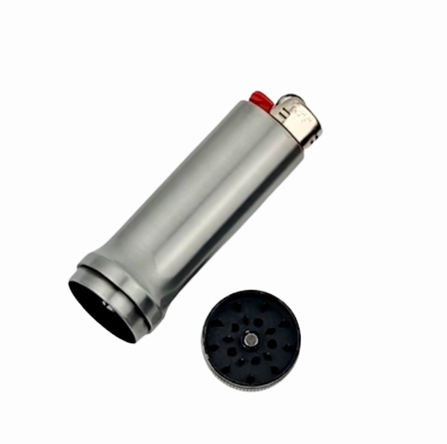 Metal Grinder Lighter Case - 6 Pieces Per Retail Ready Display 21943