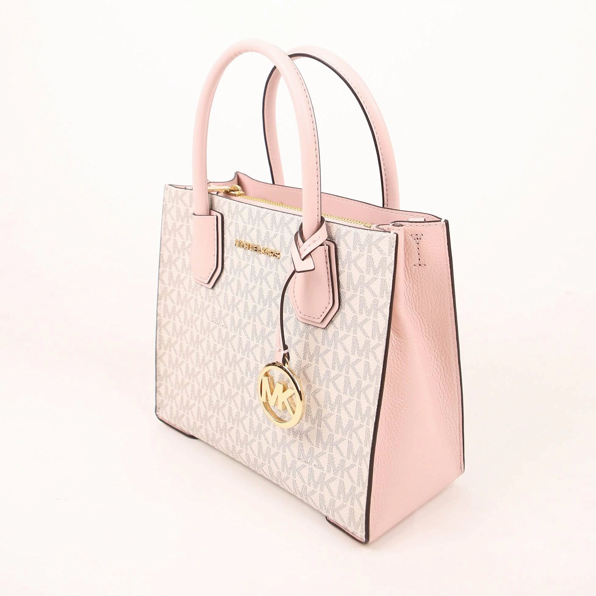 Michael Kors 35T1GM9M2B-640 Mercer Medium Messenger Crossbody Bag Powder Blush Multi