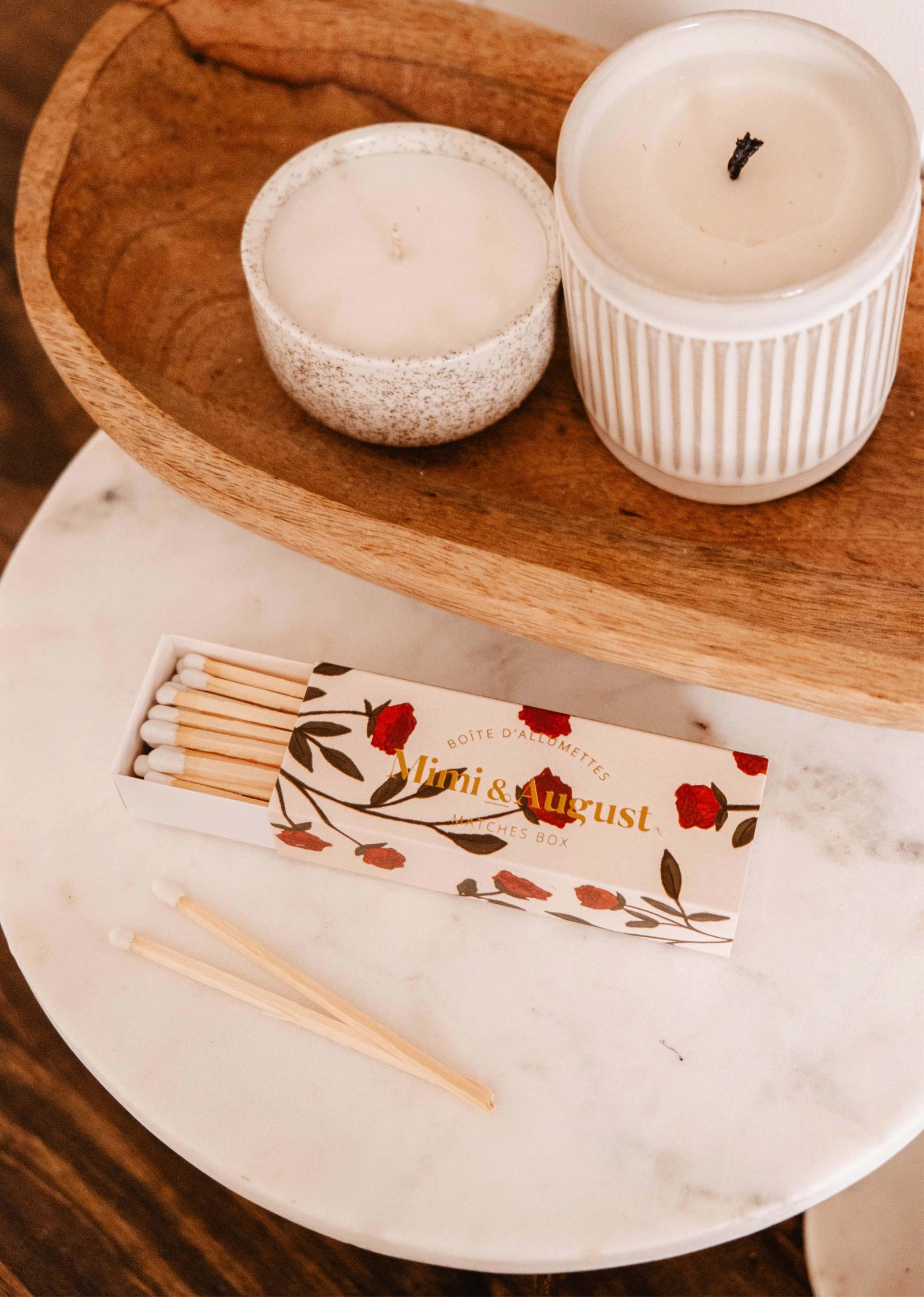 Mimi Floral Matchbox - 30 Sticks