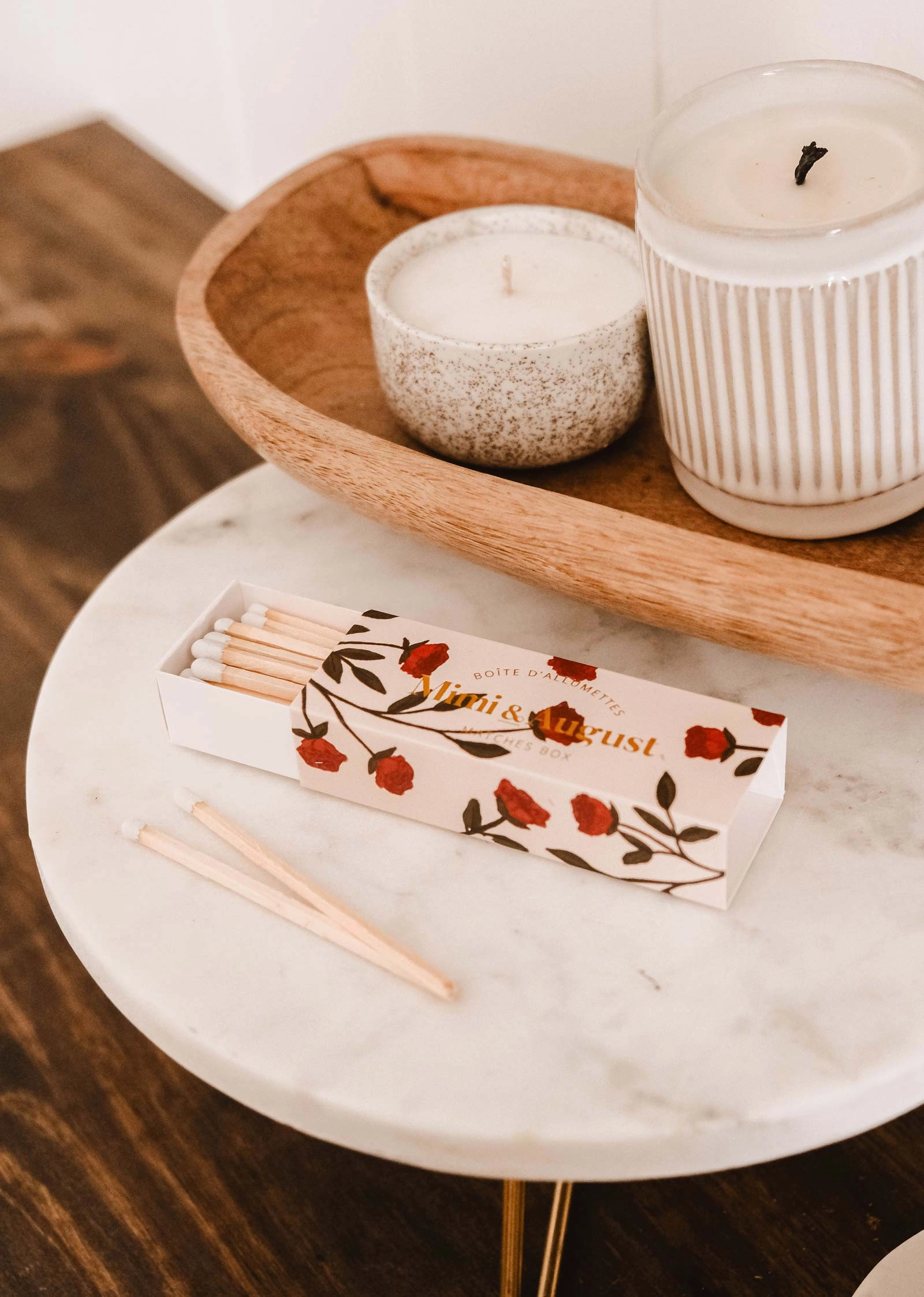 Mimi Floral Matchbox - 30 Sticks