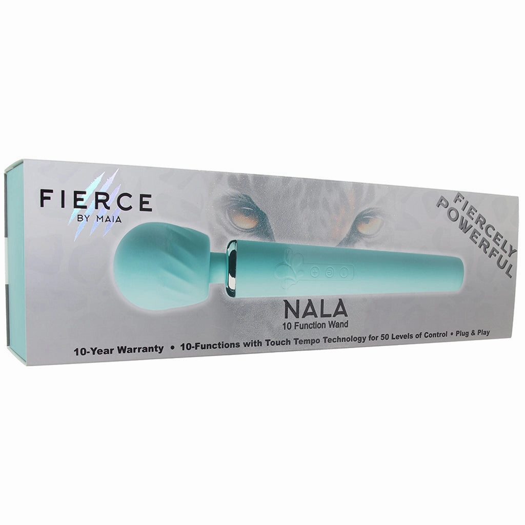Nala Fierce Plug-In Rechargeable Wand in Blue