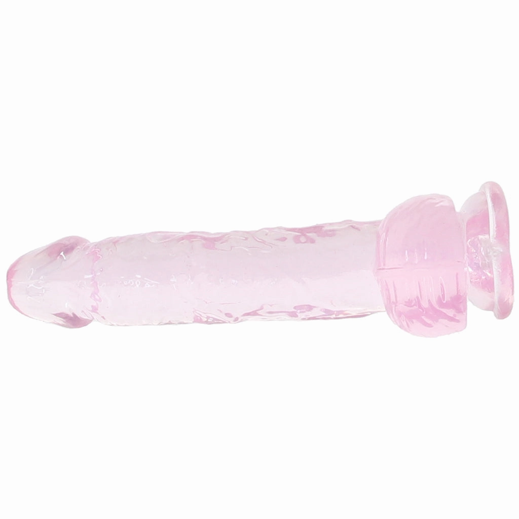 Naturally Yours 6 Inch Crystaline Dildo in Rose
