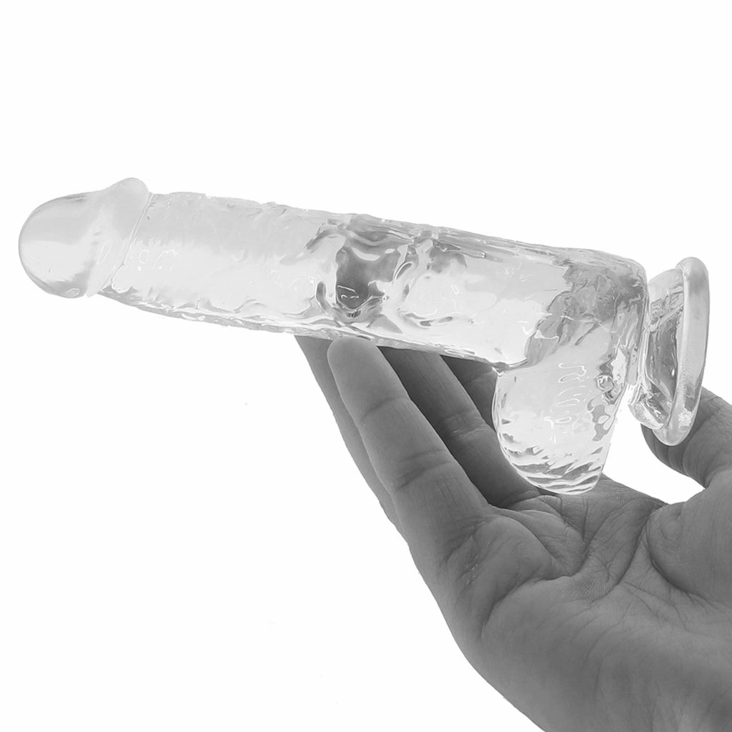 Naturally Yours 6 Inch Crystalline Dildo in Clear