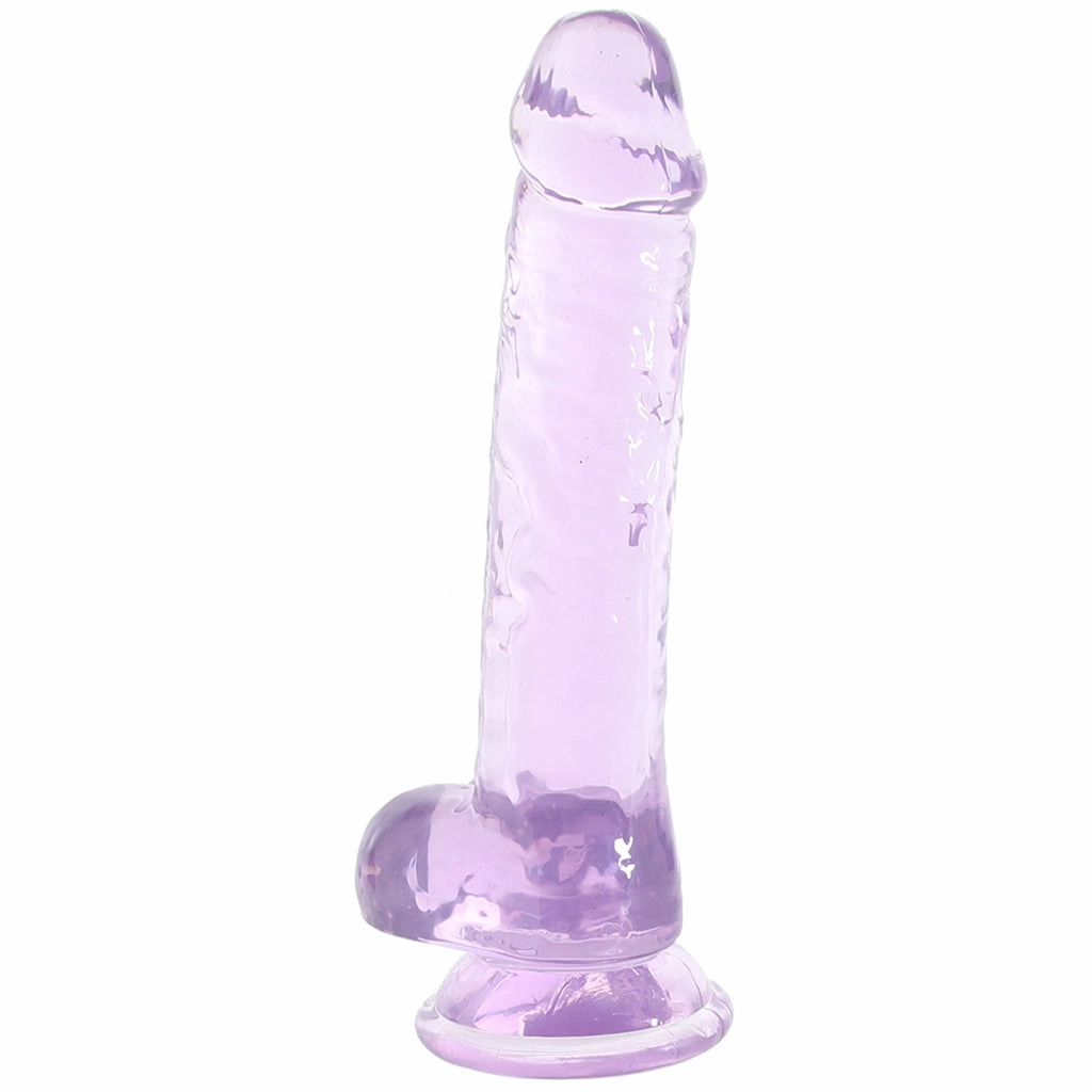 Naturally Yours 7 Inch Crystalline Dildo in Amethyst