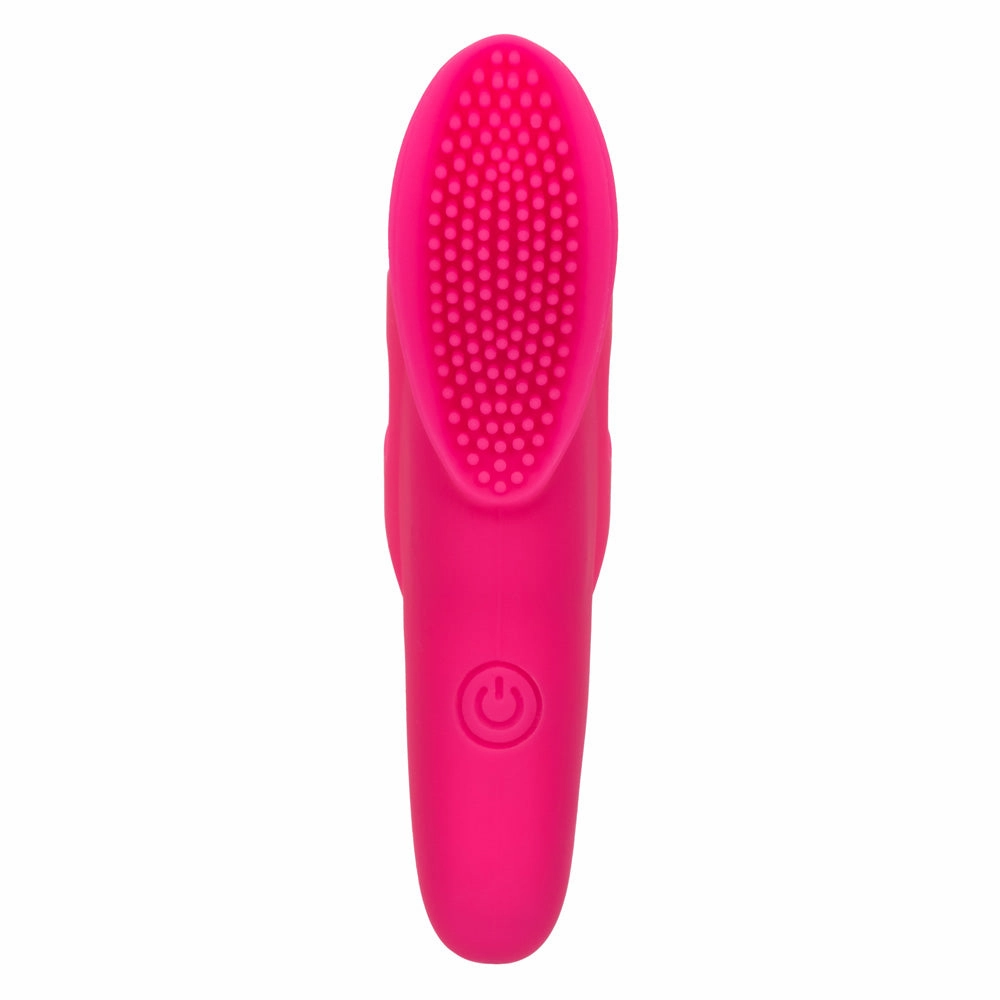 Neon Vibes The Nubby Vibe Textured Silicone Finger Vibrator