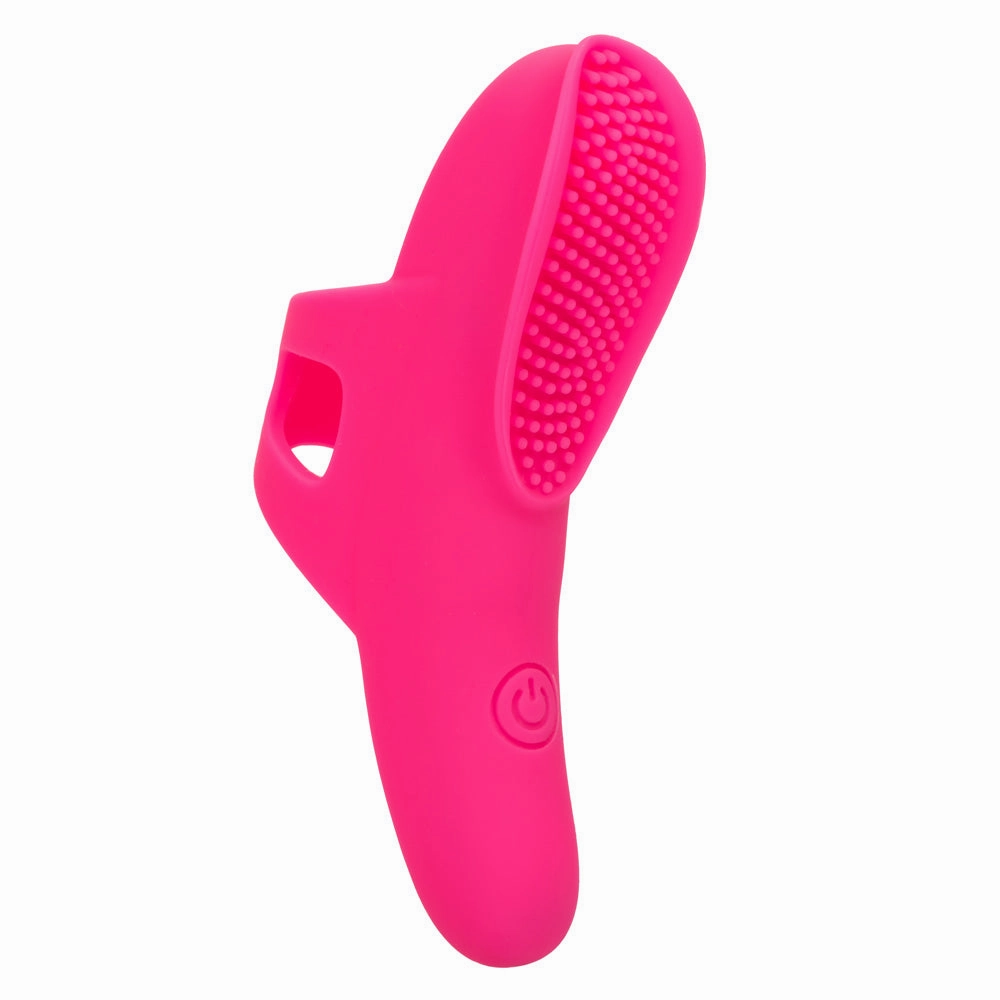 Neon Vibes The Nubby Vibe Textured Silicone Finger Vibrator