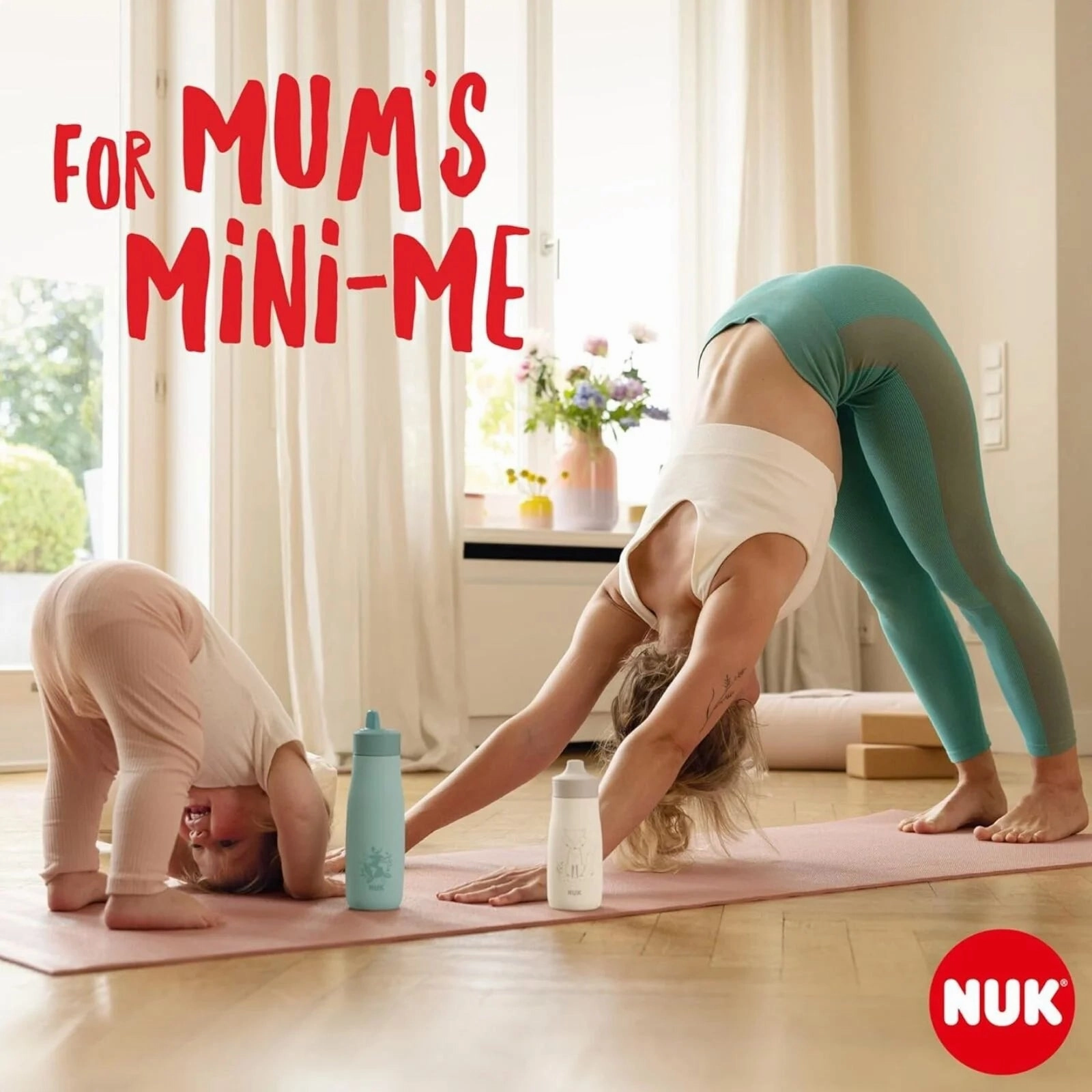 NUK Mini-Mee Flip Cup with 2-in-1 Cup 12  months 450ml - Purple