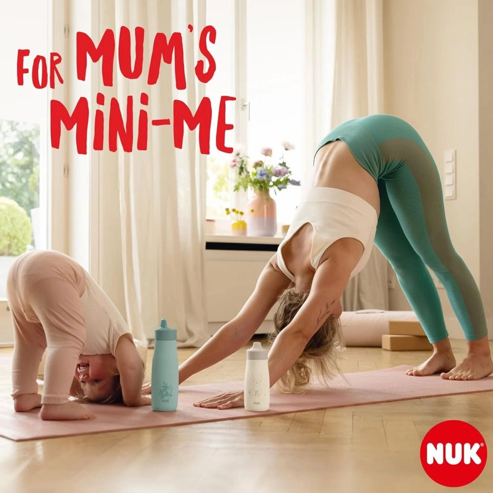 NUK Mini-Mee Sip Cup with Sip Top 9  months 300ml - Butterfly