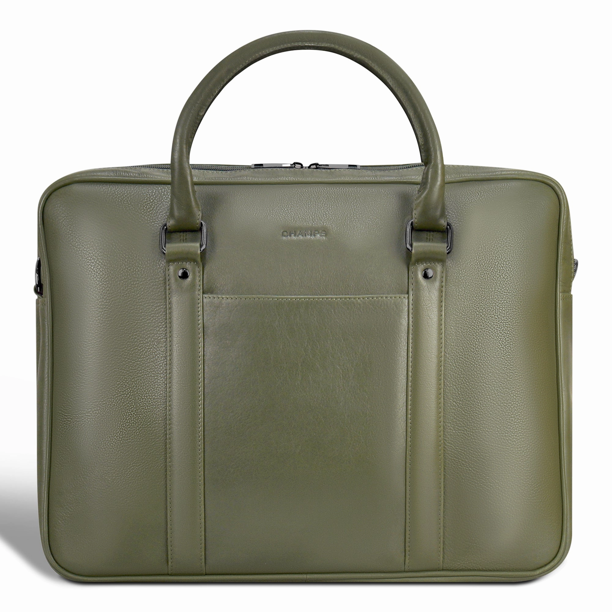 Onyx / Leather Briefcase *Drop Ship*