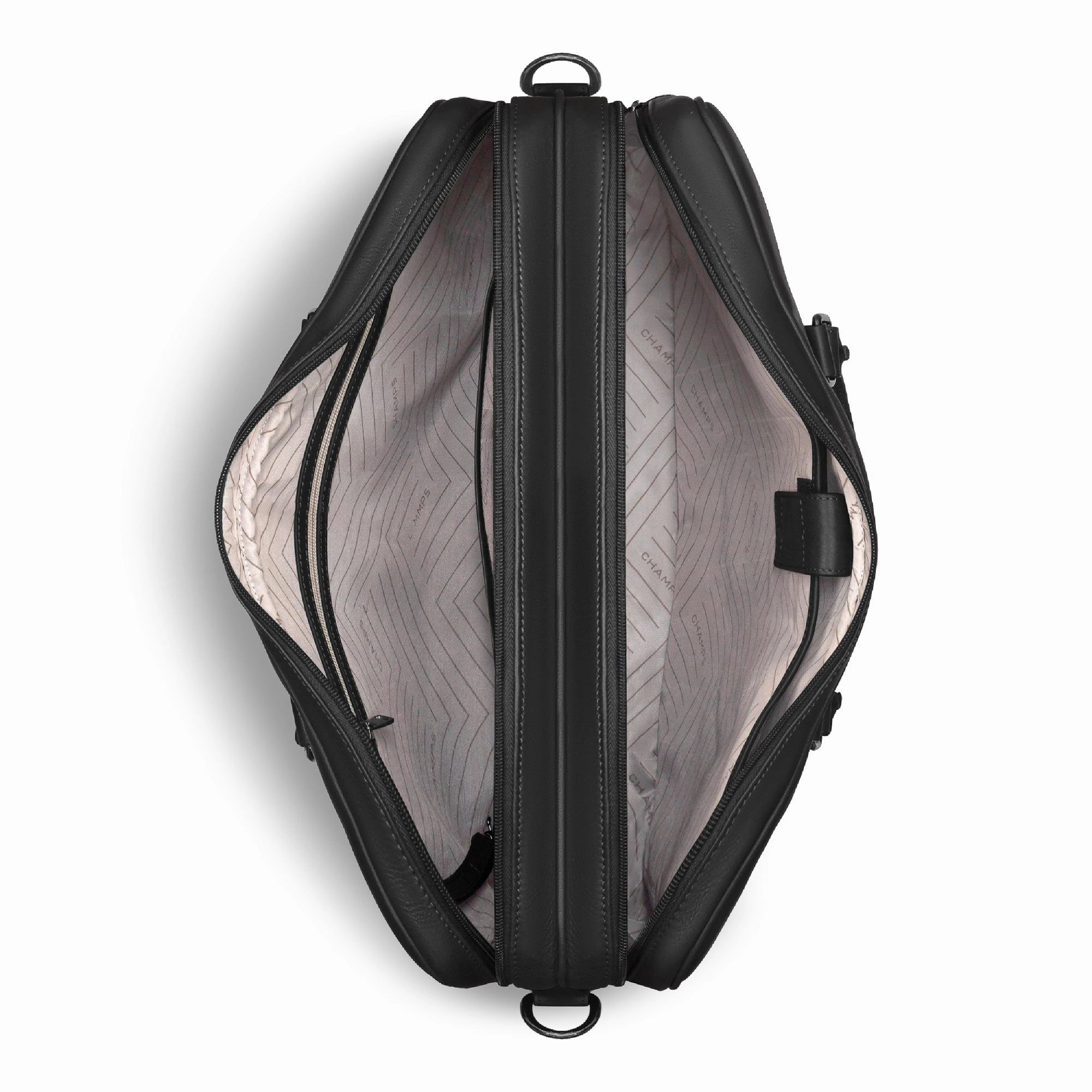 Onyx / Leather Briefcase *Drop Ship*