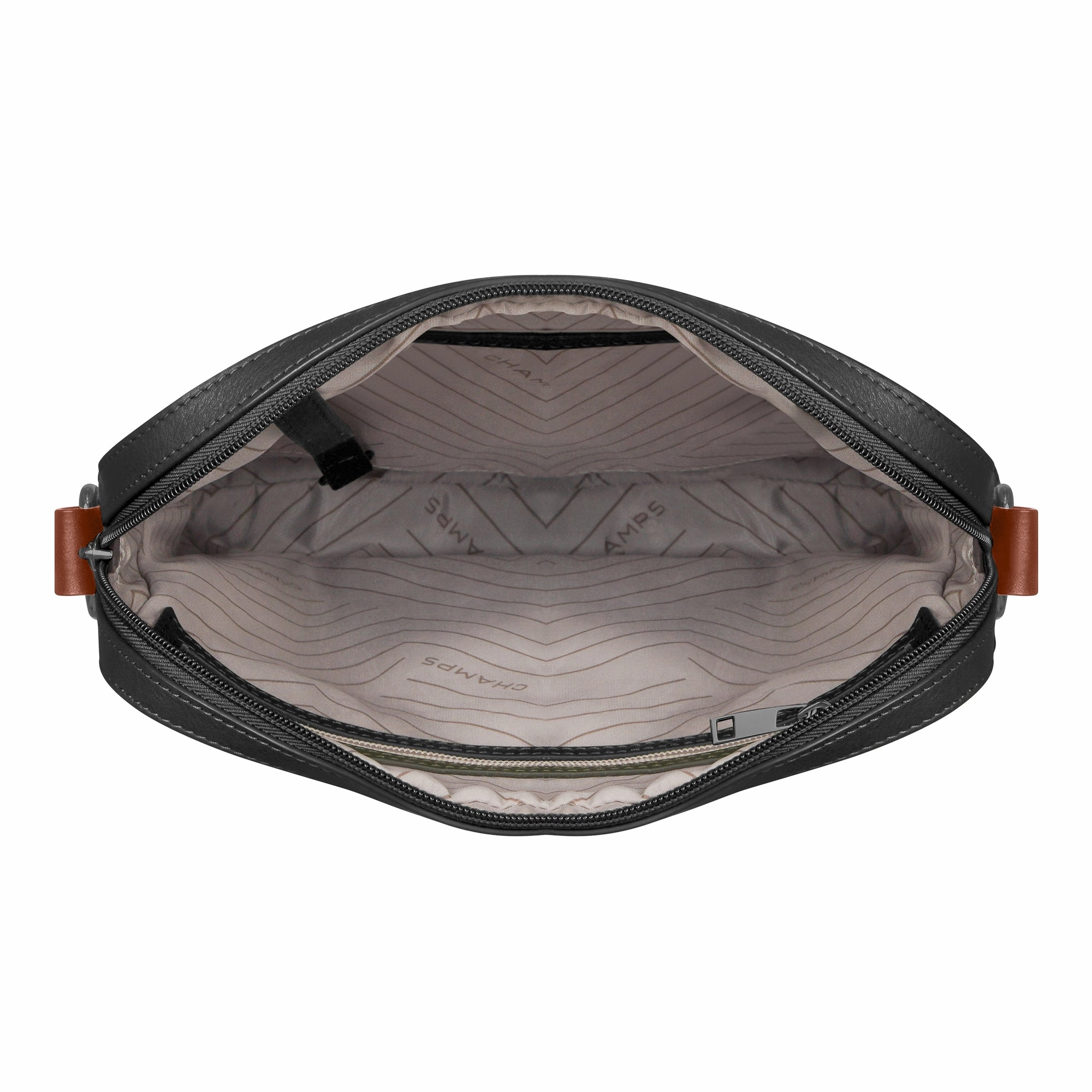 Onyx / Leather Cross-Body Bag *Drop Ship*