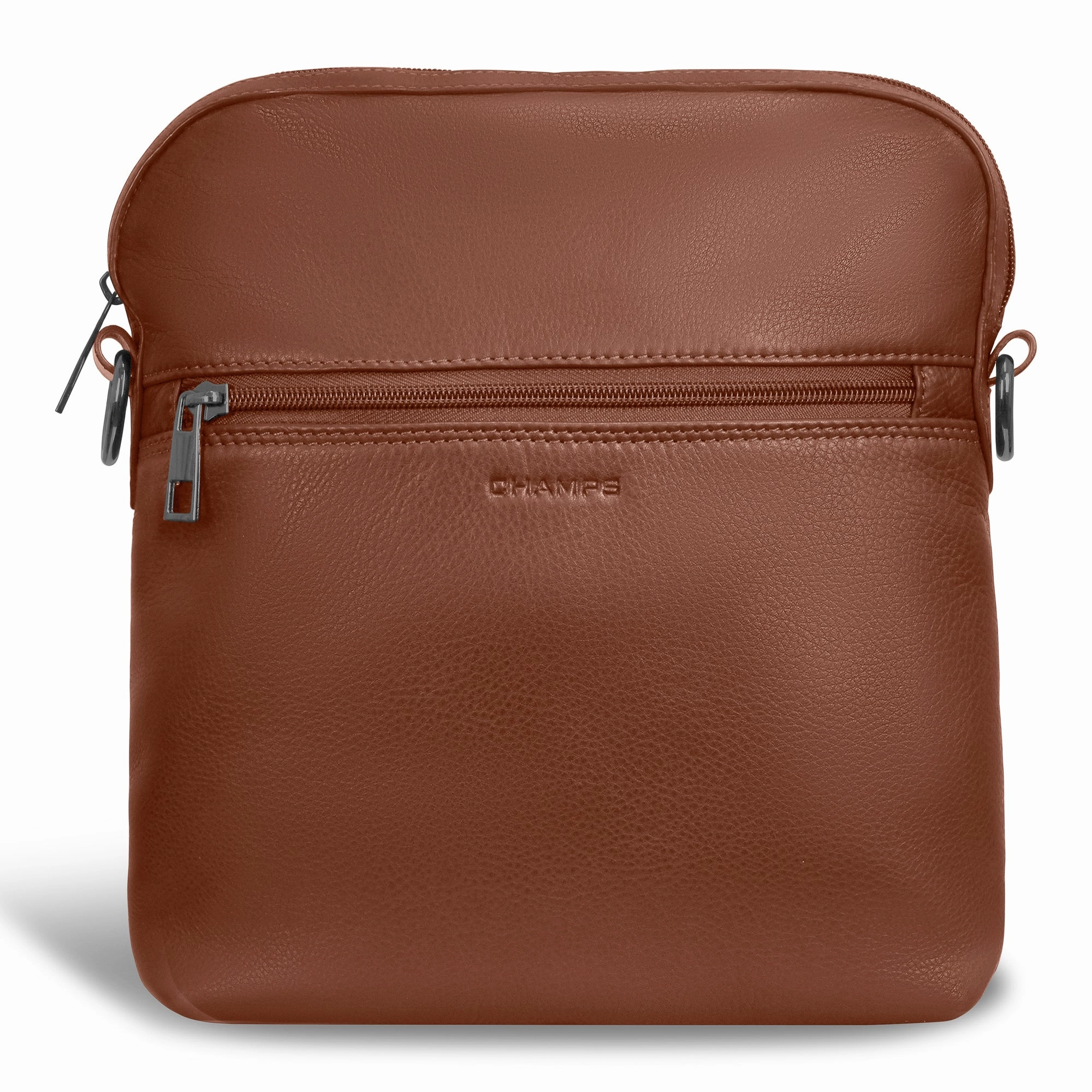 Onyx / Leather Cross-Body Bag *Drop Ship*