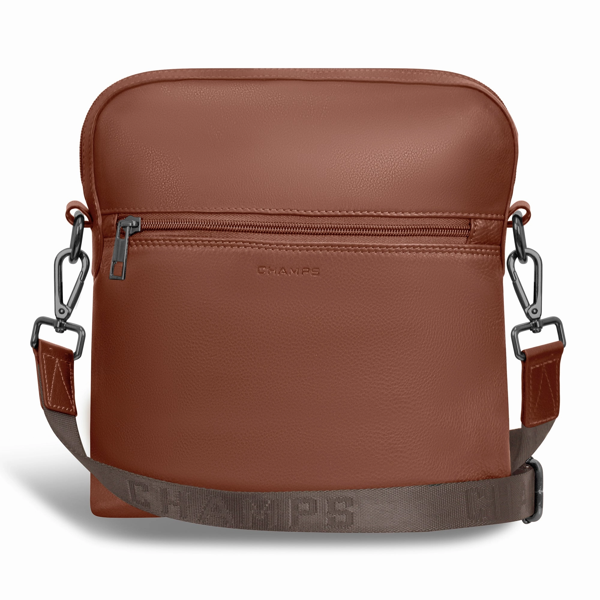 Onyx / Leather Cross-Body Bag *Drop Ship*