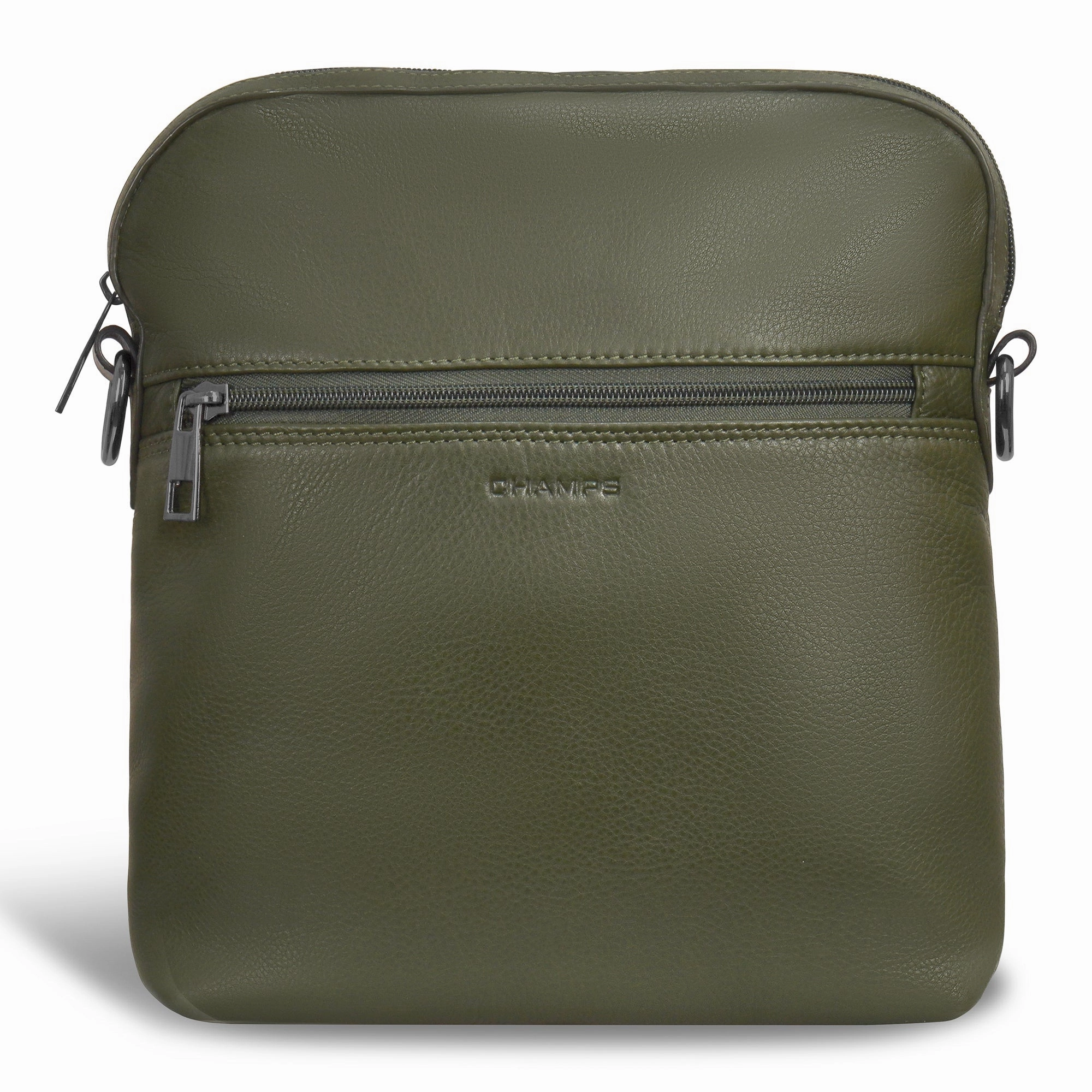 Onyx / Leather Cross-Body Bag *Drop Ship*