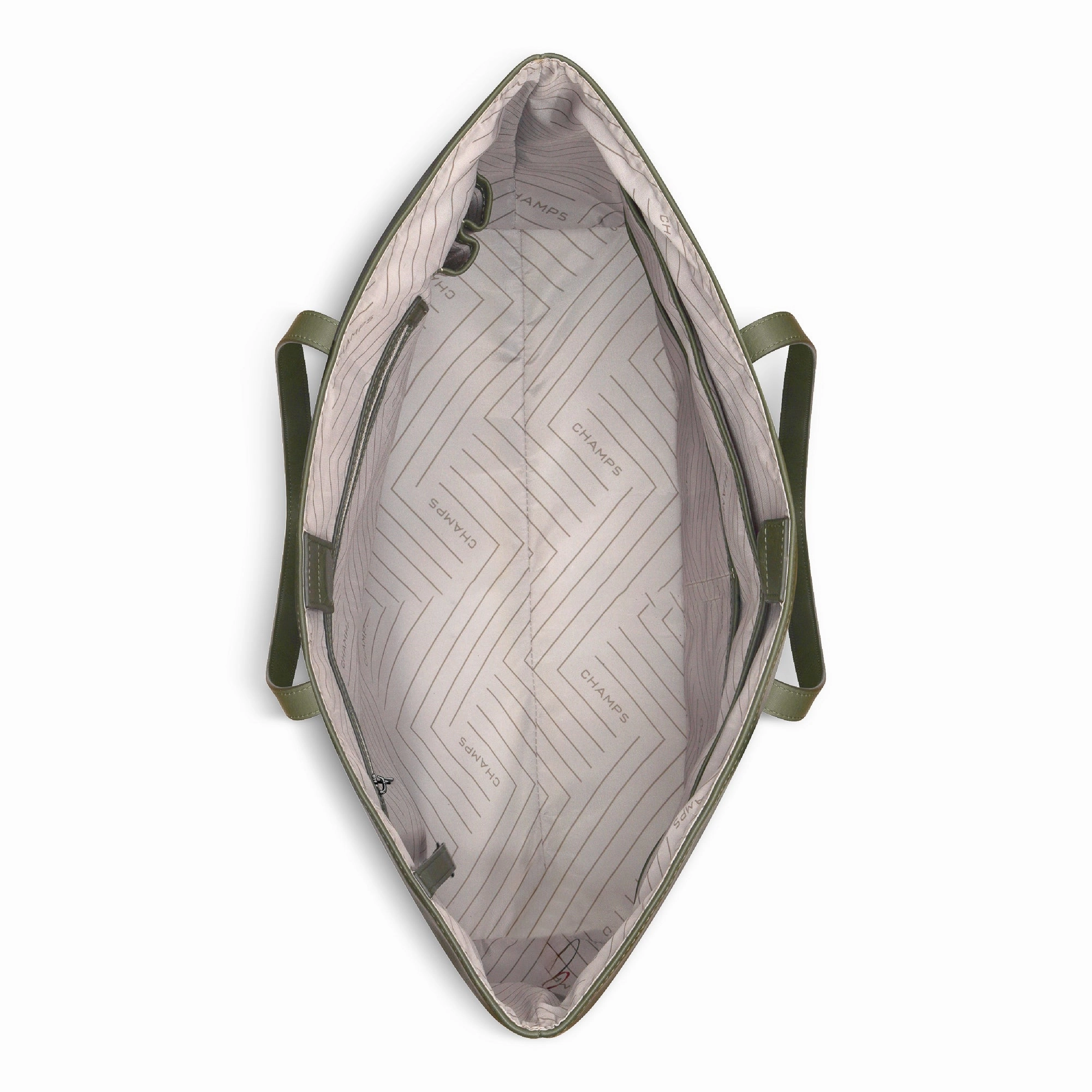 Onyx / Leather Open Tote *Drop Ship*