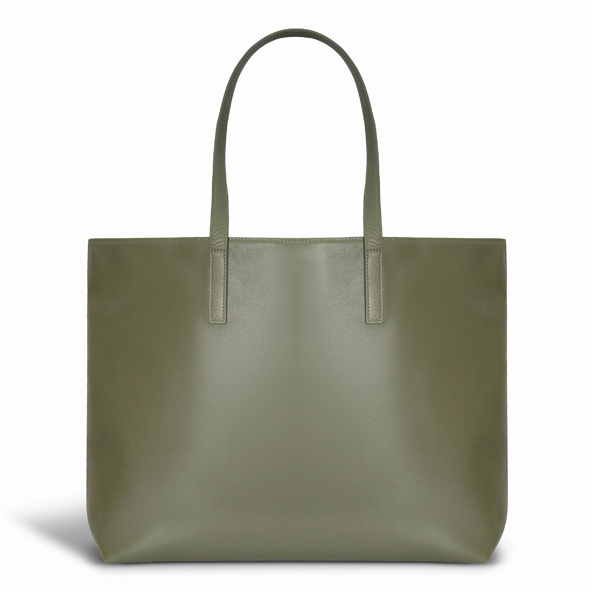 Onyx / Leather Open Tote *Drop Ship*