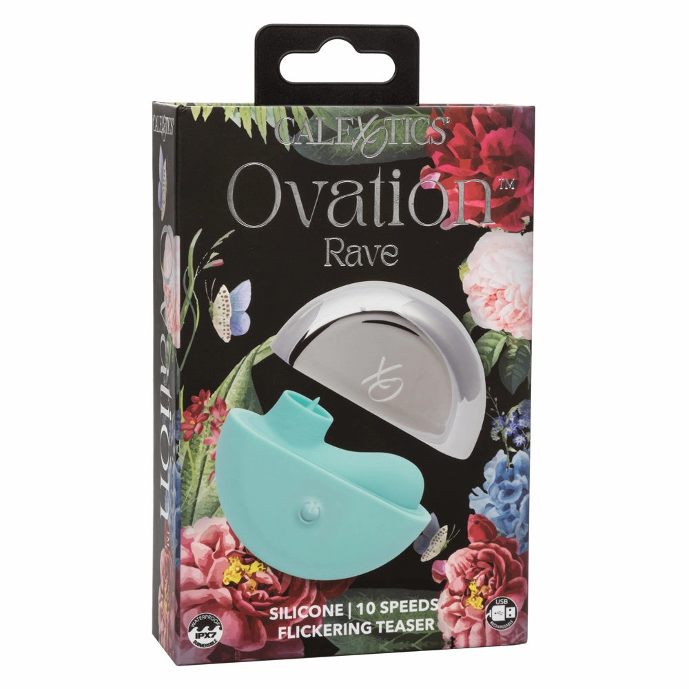Ovation Rave Ergonomic Clitoral Licking Teaser With Discreet Case