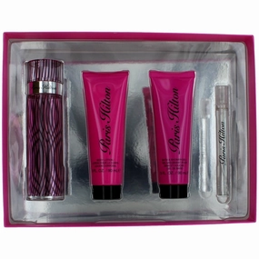 Paris Hilton Women's 4 Piece Gift Set with Travel Spray