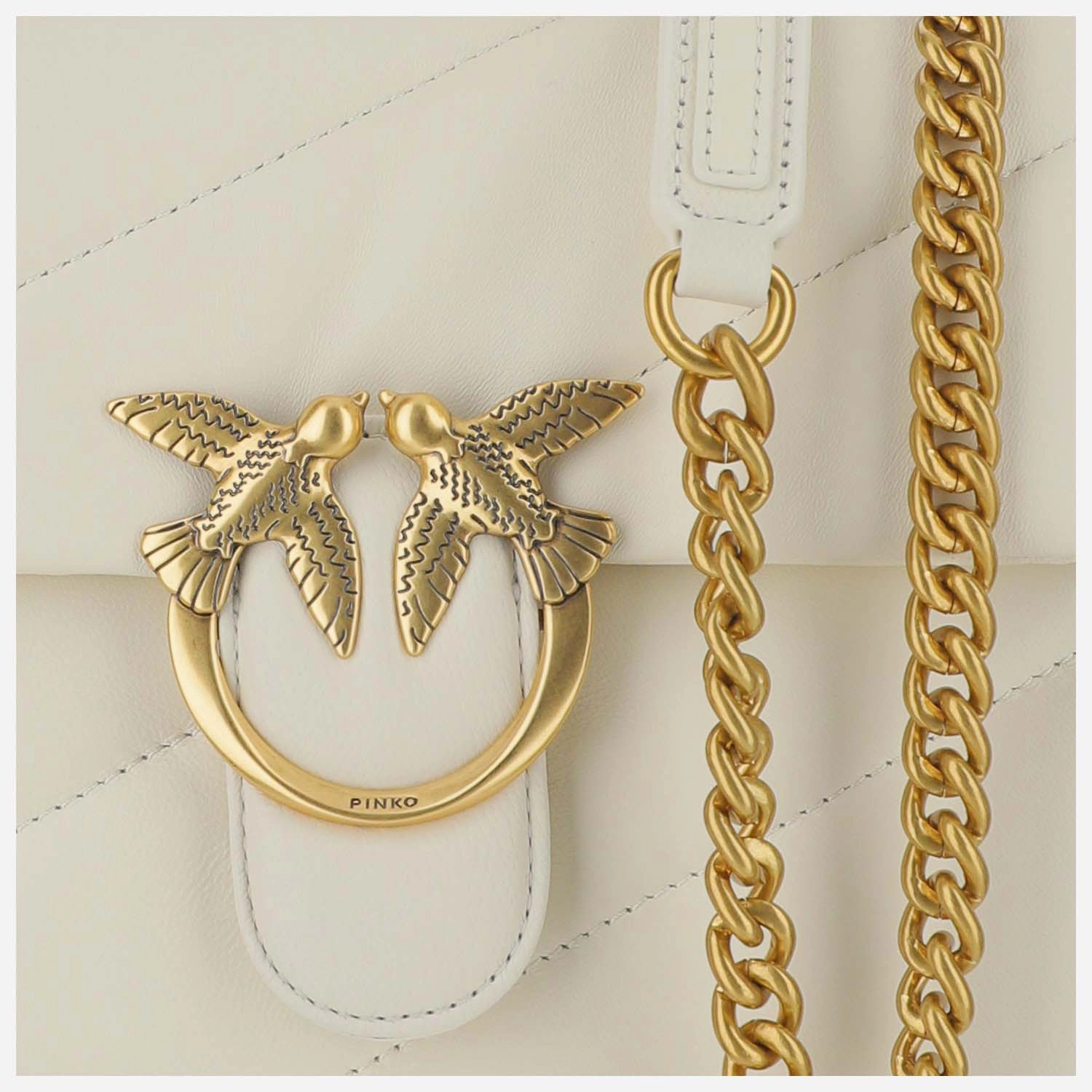 Pinko Love Classic Chained Crossbody Bag