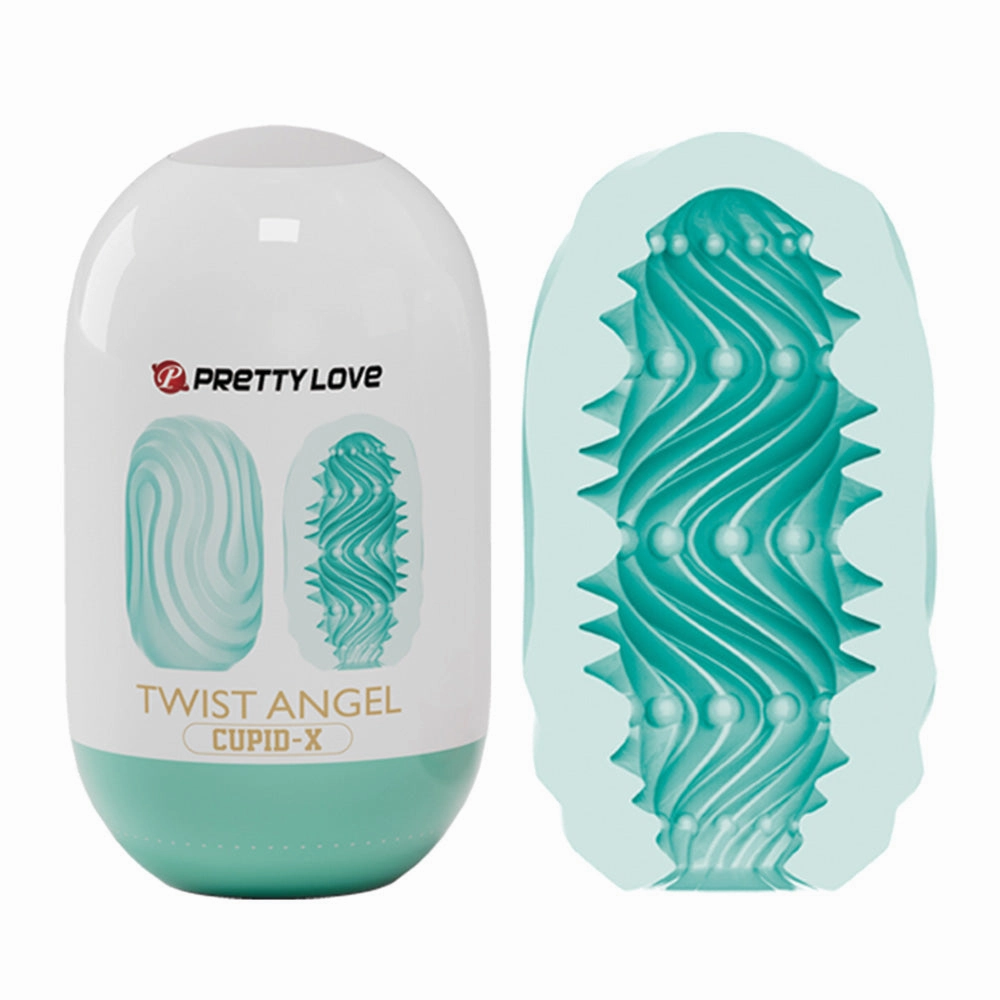 Pretty Love Cupid-X Double-Sided Textured Egg Stroker