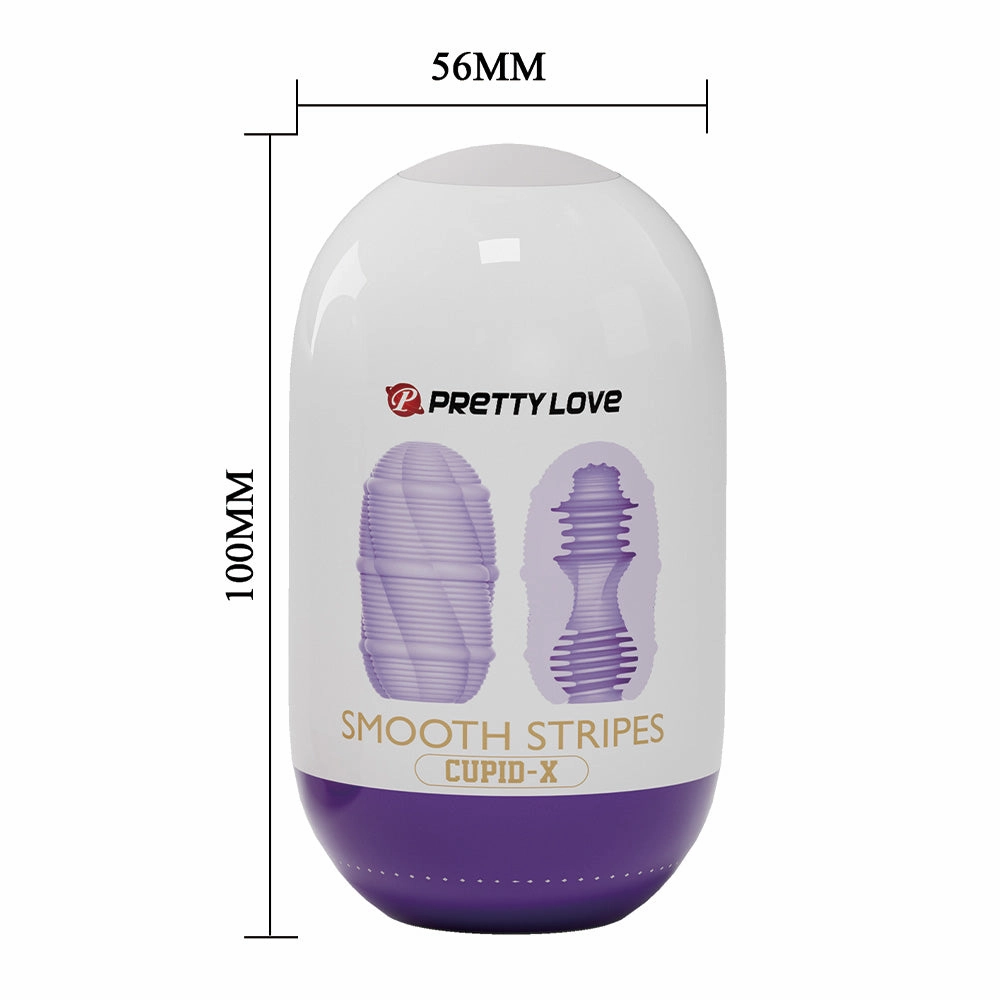 Pretty Love Cupid-X Double-Sided Textured Egg Stroker