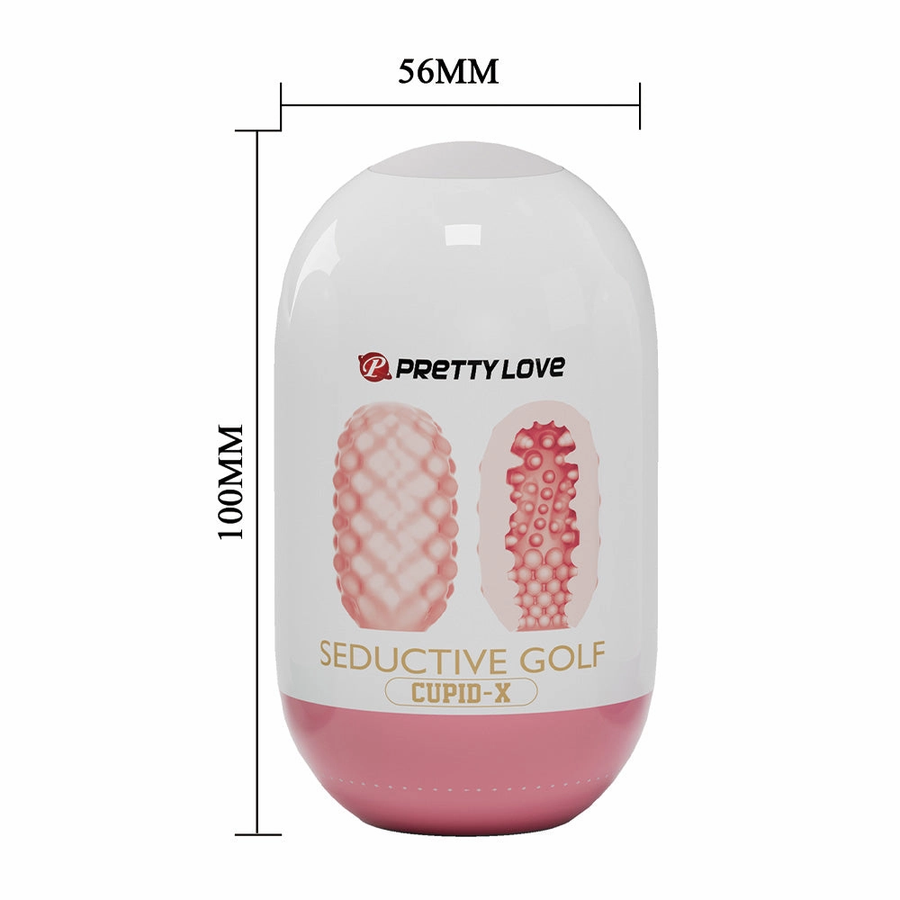 Pretty Love Cupid-X Double-Sided Textured Egg Stroker