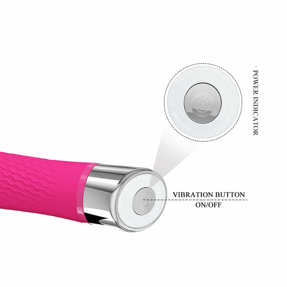 Pretty Love Sebastian Textured Silicone Bullet Vibrator