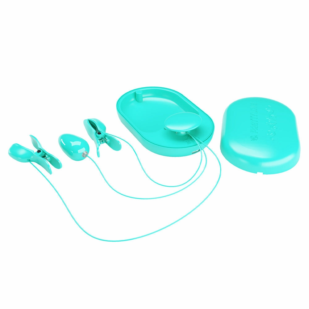 Pretty Love Surprise Box E-Stim Nipple Clamps & Vibrating Egg