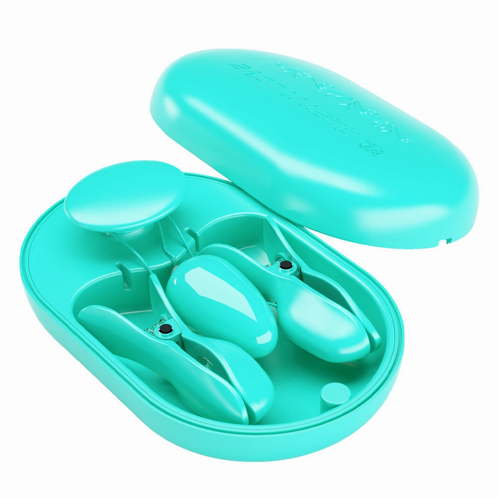 Pretty Love Surprise Box E-Stim Nipple Clamps & Vibrating Egg