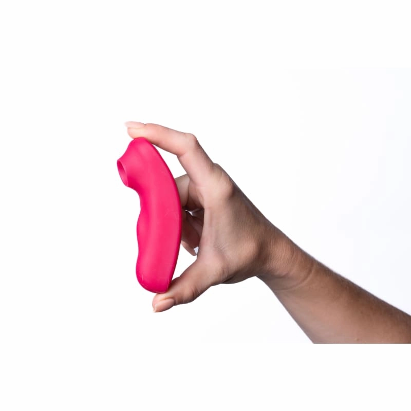 Remi 15-Function Rechargeable Remote Control   Suction Panty Vibe - Red