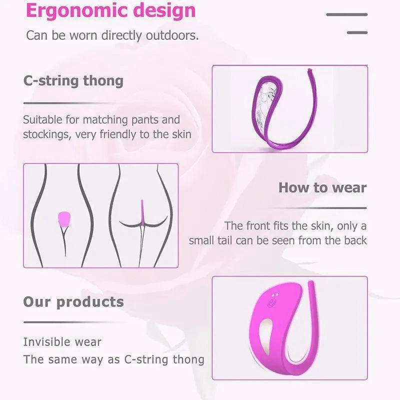 Remote Control Silicone Panty Vibrator