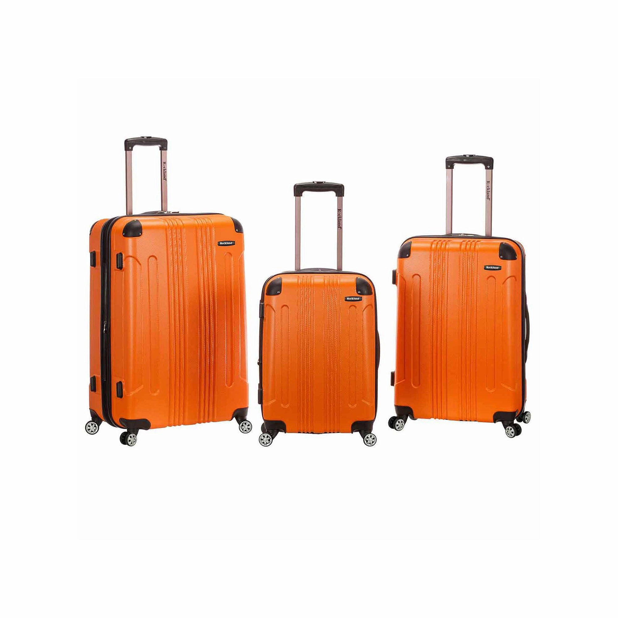 Rockland Luggage Sonic 3 Piece Hardside Spinner Luggage Set